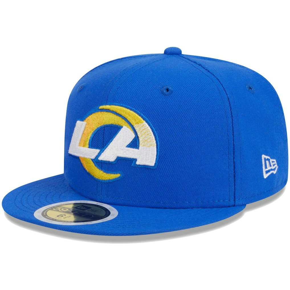 Los Angeles Rams New Era Youth Main 59FIFTY Fitted Hat - Royal Hats