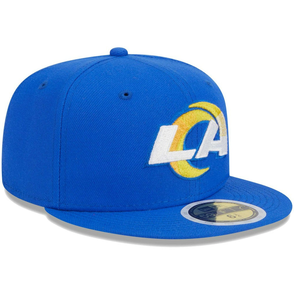 Los Angeles Rams New Era Youth Main 59FIFTY Fitted Hat - Royal Hats
