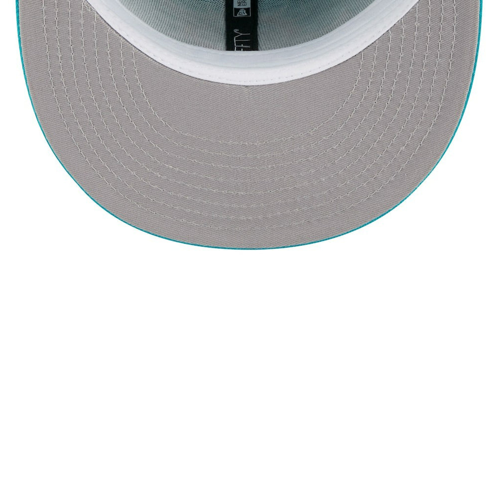 Miami Dolphins New Era Youth Main 59FIFTY Fitted Hat - Aqua Hats