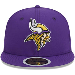 Minnesota Vikings New Era Youth Main 59FIFTY Fitted Hat - Purple Hats
