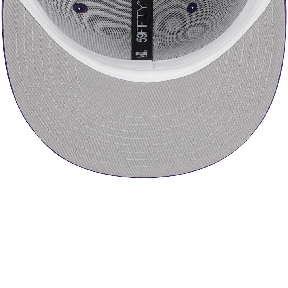 Minnesota Vikings New Era Youth Main 59FIFTY Fitted Hat - Purple Hats