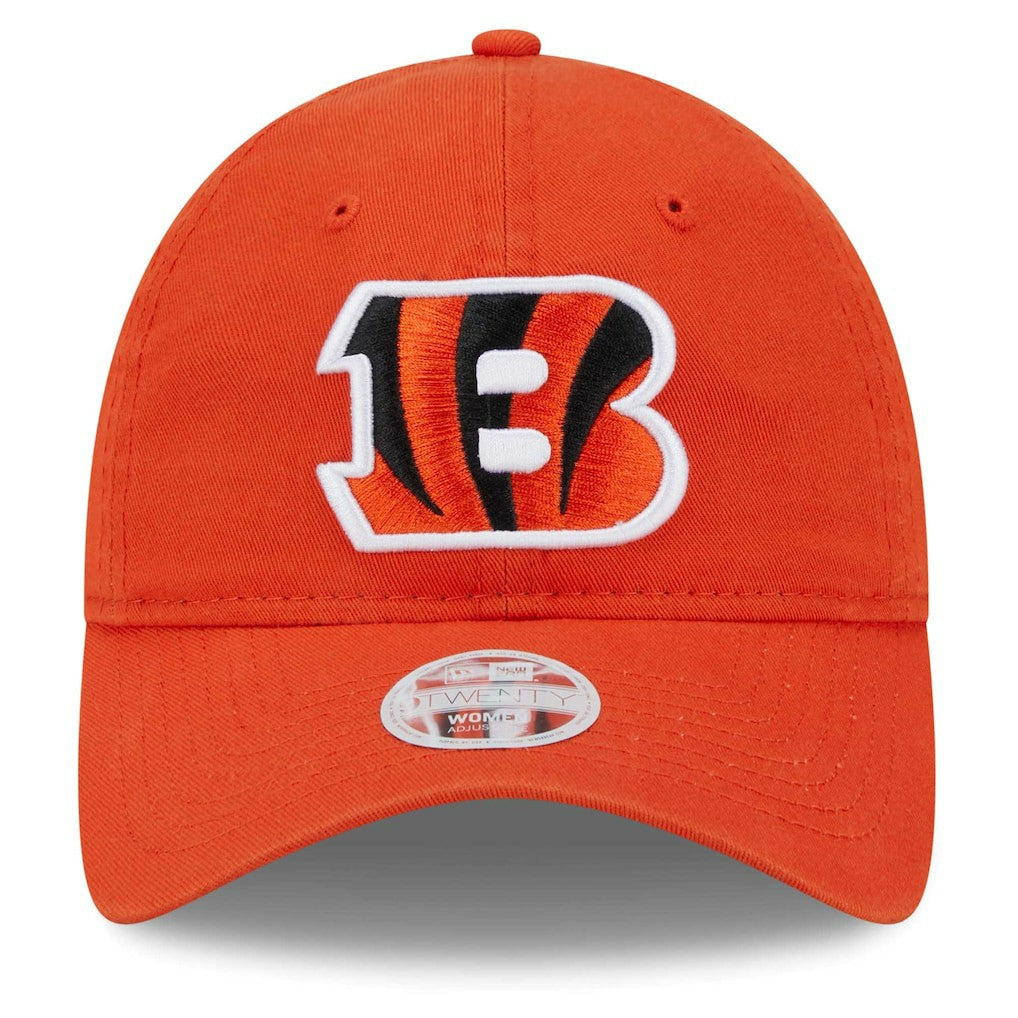 Cincinnati Bengals New Era Women's Main Core Classic 2.0 9TWENTY Adjustable Hat - Orange Hats