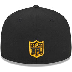 Pittsburgh Steelers New Era Youth Main 59FIFTY Fitted Hat - Black Hats