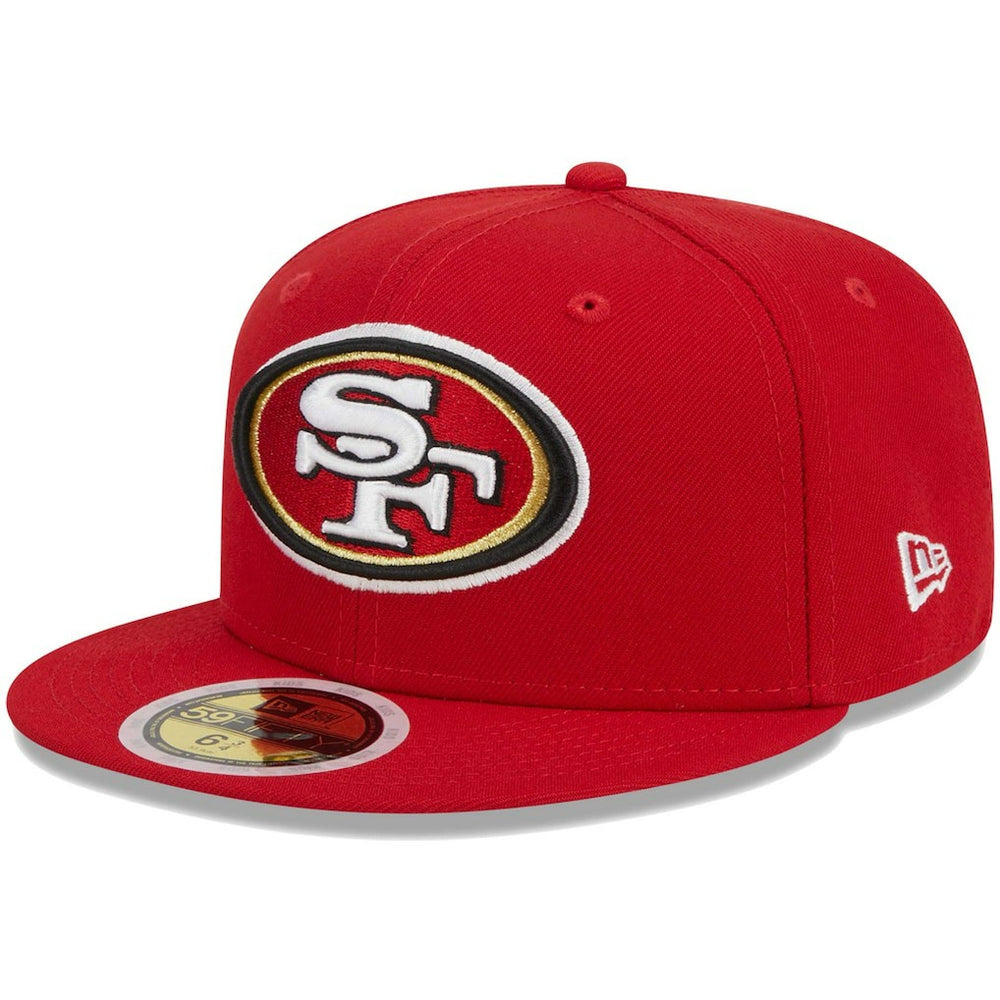 San Francisco 49ers New Era Youth Main 59FIFTY Fitted Hat - Scarlet Hats