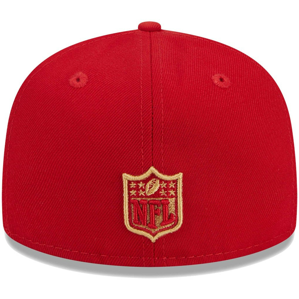 San Francisco 49ers New Era Youth Main 59FIFTY Fitted Hat - Scarlet Hats