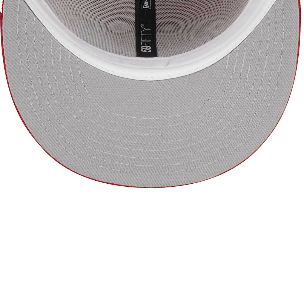 San Francisco 49ers New Era Youth Main 59FIFTY Fitted Hat - Scarlet Hats