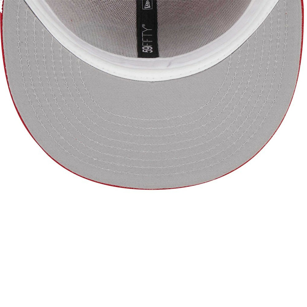San Francisco 49ers New Era Youth Main 59FIFTY Fitted Hat - Scarlet Hats