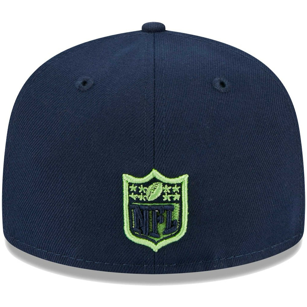 Seattle Seahawks New Era Youth Main 59FIFTY Fitted Hat - College Navy Hats