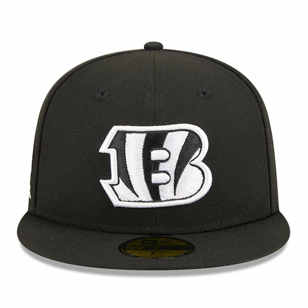 Cincinnati Bengals New Era Main Patch 59FIFTY Fitted Hat - Black Hats