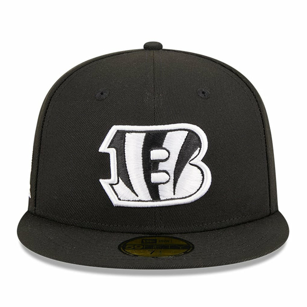 Cincinnati Bengals New Era Main Patch 59FIFTY Fitted Hat - Black Hats