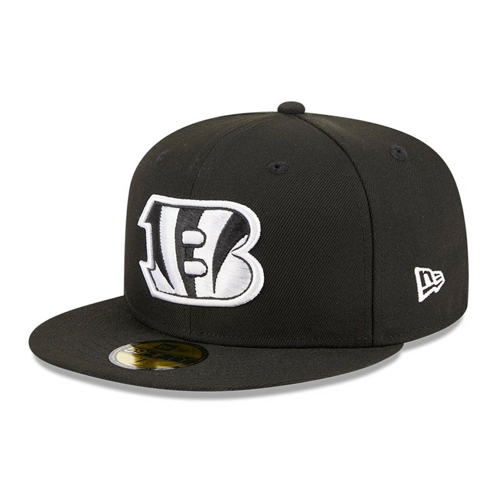 Cincinnati Bengals New Era Main Patch 59FIFTY Fitted Hat - Black Hats