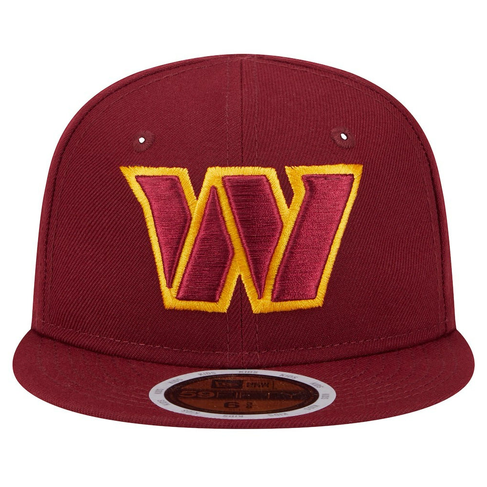 Washington Commanders New Era Main 59FIFTY Fitted Hat - Burgundy Hats
