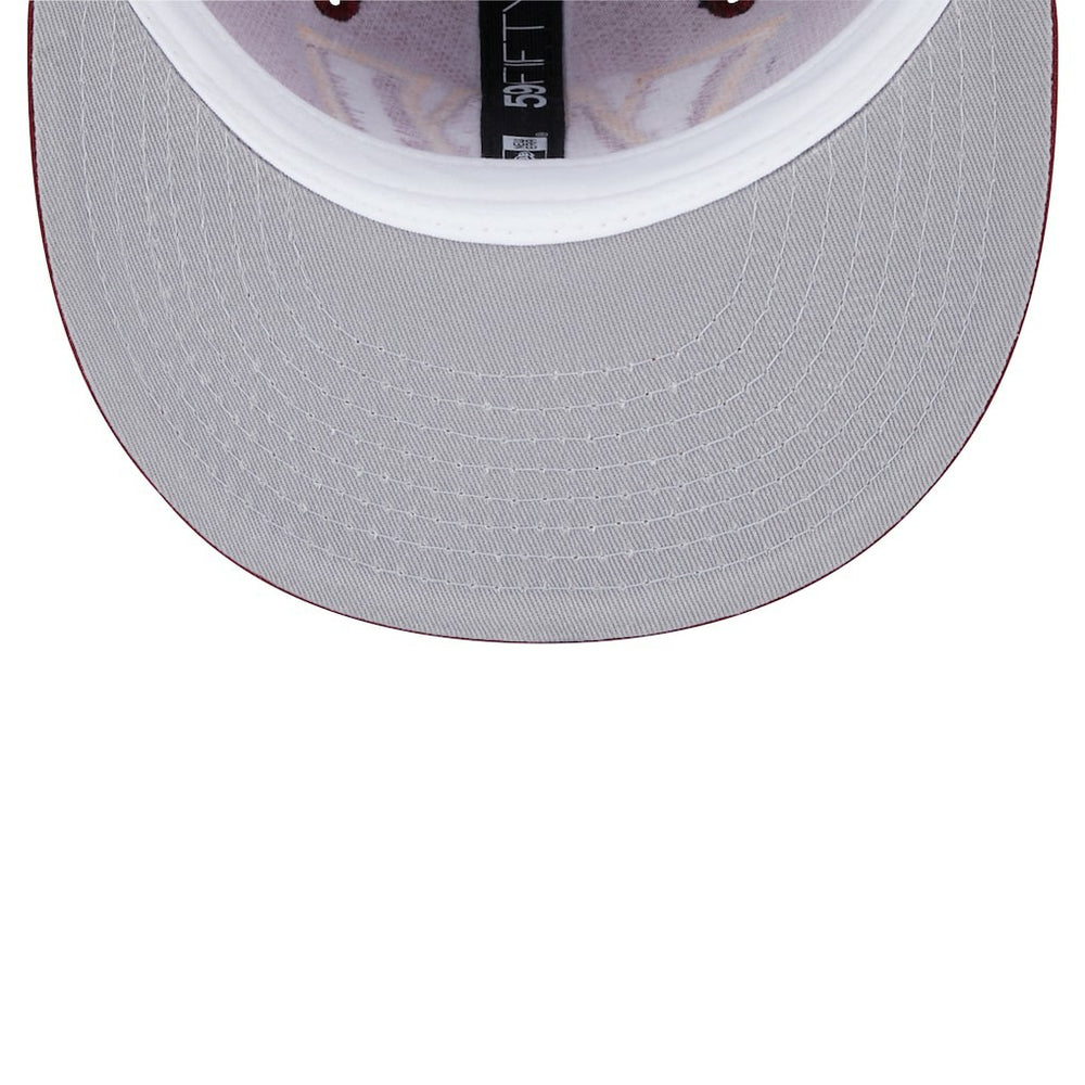 Washington Commanders New Era Main 59FIFTY Fitted Hat - Burgundy Hats