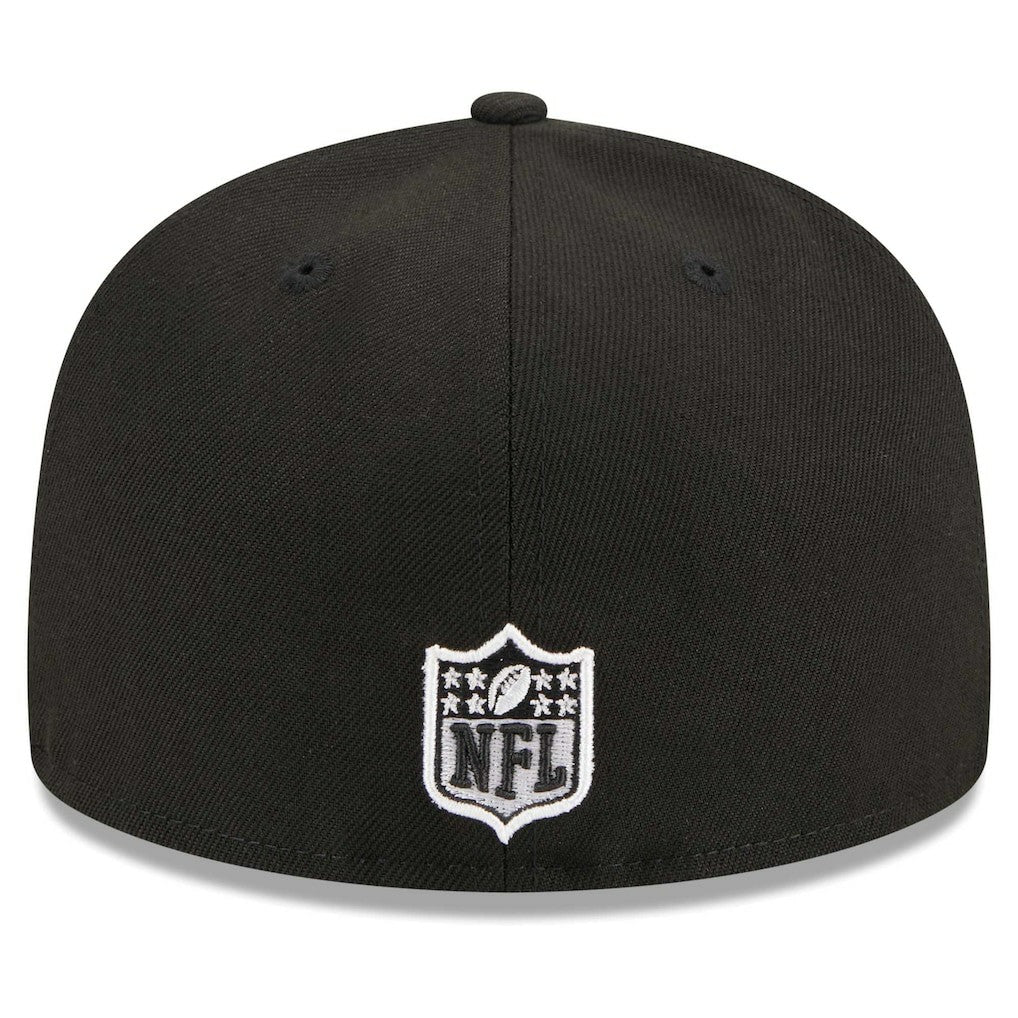 Kansas City Chiefs New Era Main Patch 59FIFTY Fitted Hat - Black Hats