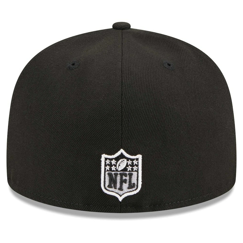 Kansas City Chiefs New Era Main Patch 59FIFTY Fitted Hat - Black Hats