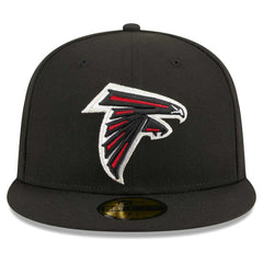 Atlanta Falcons New Era Main Patch 59FIFTY Fitted Hat - Black Hats