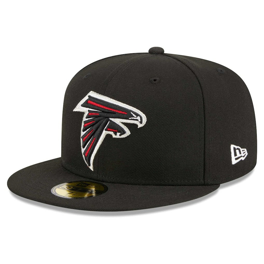 Atlanta Falcons New Era Main Patch 59FIFTY Fitted Hat - Black Hats