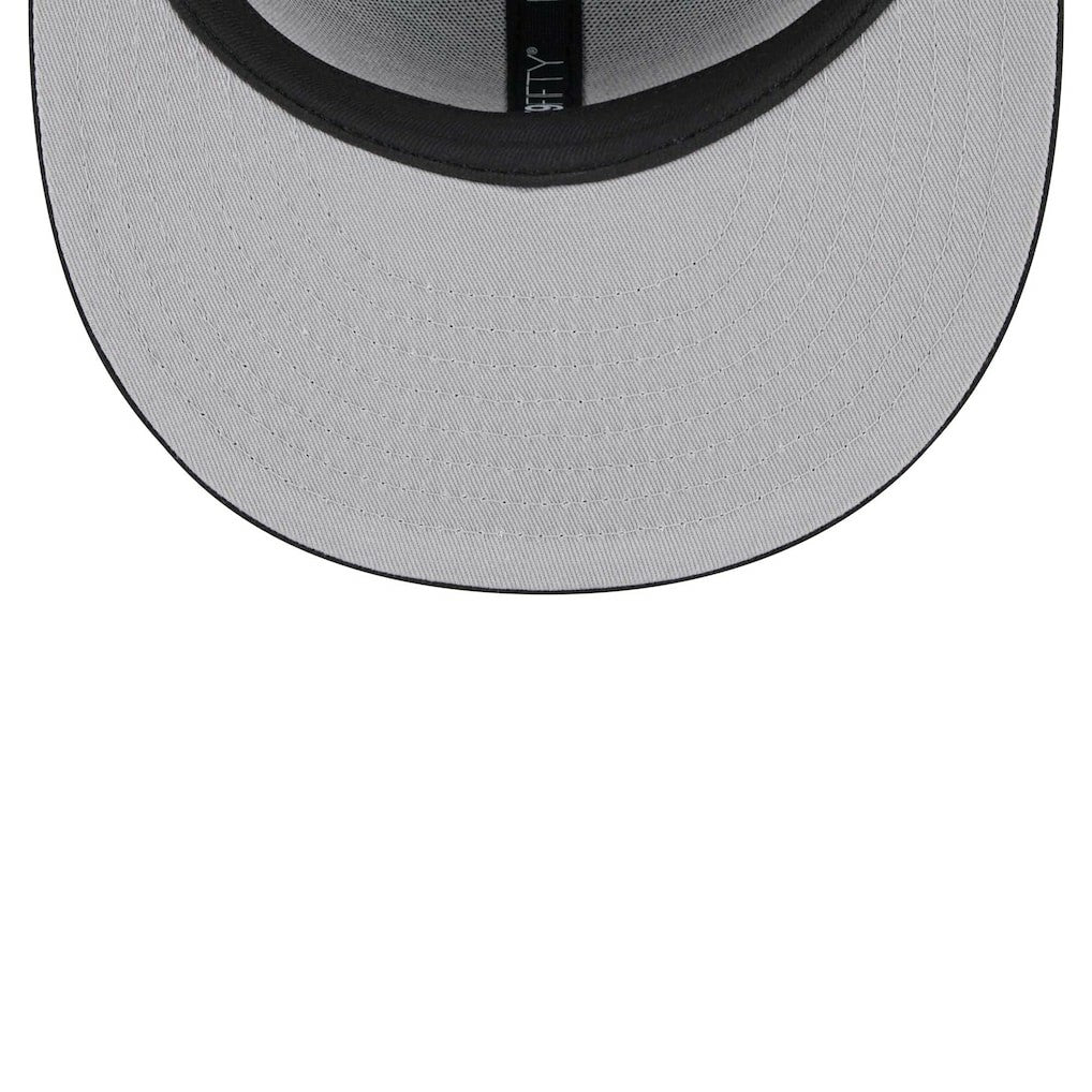 Miami Dolphins New Era Main Patch 59FIFTY Fitted Hat - Black Hats