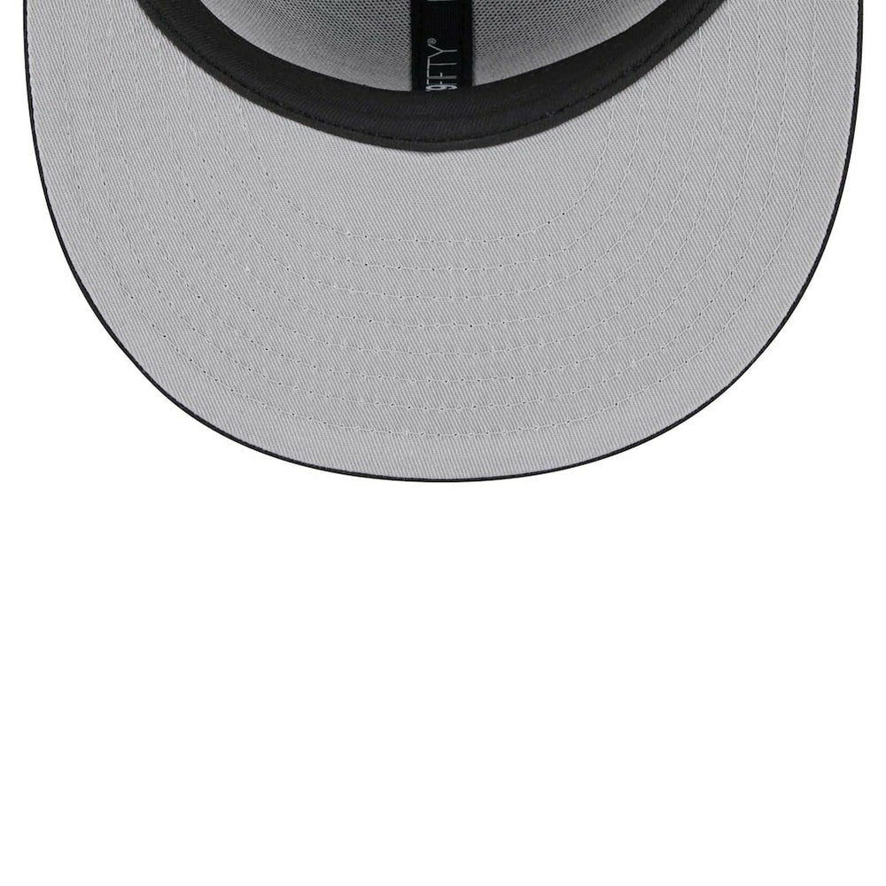 Miami Dolphins New Era Main Patch 59FIFTY Fitted Hat - Black Hats