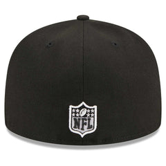 New Orleans Saints New Era Main Patch 59FIFTY Fitted Hat - Black Hats