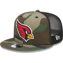 Arizona Cardinals New Era Youth Main Trucker 9FIFTY Snapback Hat - Camo Hats