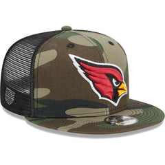 Arizona Cardinals New Era Youth Main Trucker 9FIFTY Snapback Hat - Camo Hats