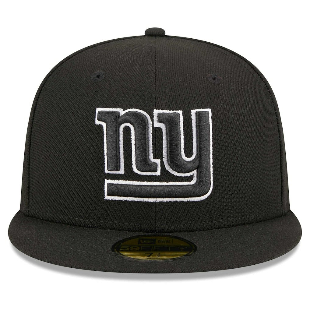 New York Giants New Era Main Patch 59FIFTY Fitted Hat - Black Hats
