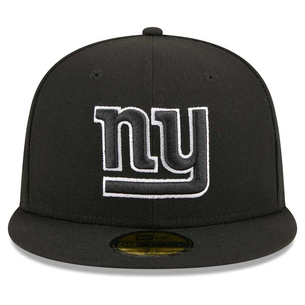 New York Giants New Era Main Patch 59FIFTY Fitted Hat - Black Hats