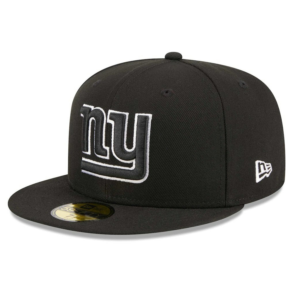 New York Giants New Era Main Patch 59FIFTY Fitted Hat - Black Hats