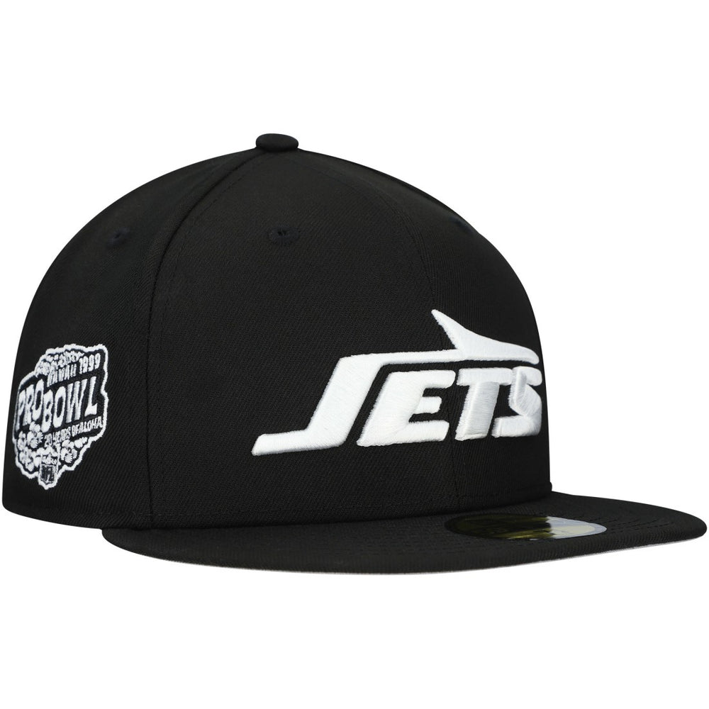 New York Jets New Era Main Patch 59FIFTY Fitted Hat - Black Hats
