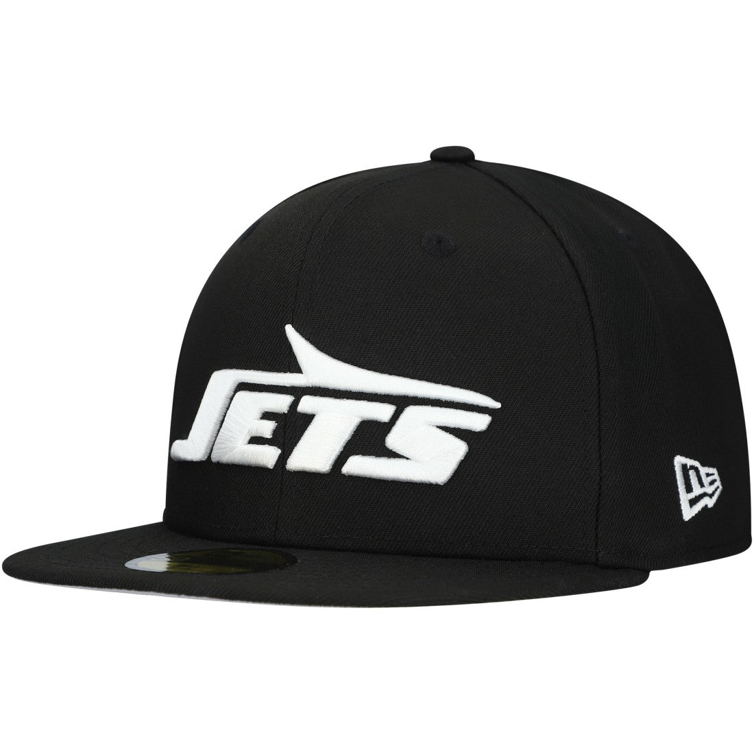 New York Jets New Era Main Patch 59FIFTY Fitted Hat - Black Hats