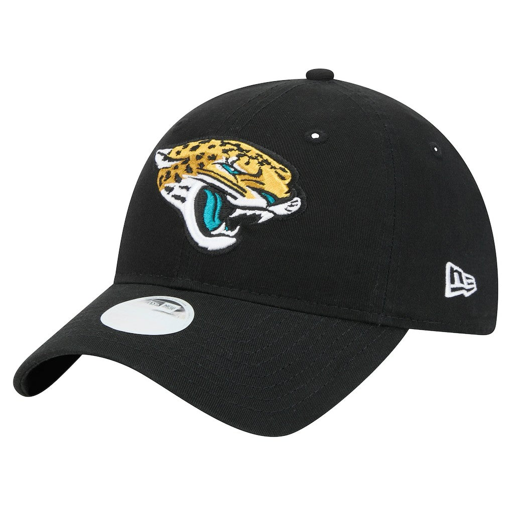 Jacksonville Jaguars New Era Women's Main Core Classic 2.0 9TWENTY Adjustable Hat - Black Hats