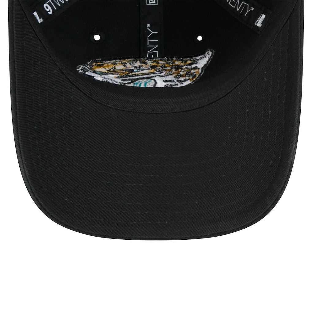 Jacksonville Jaguars New Era Women's Main Core Classic 2.0 9TWENTY Adjustable Hat - Black Hats