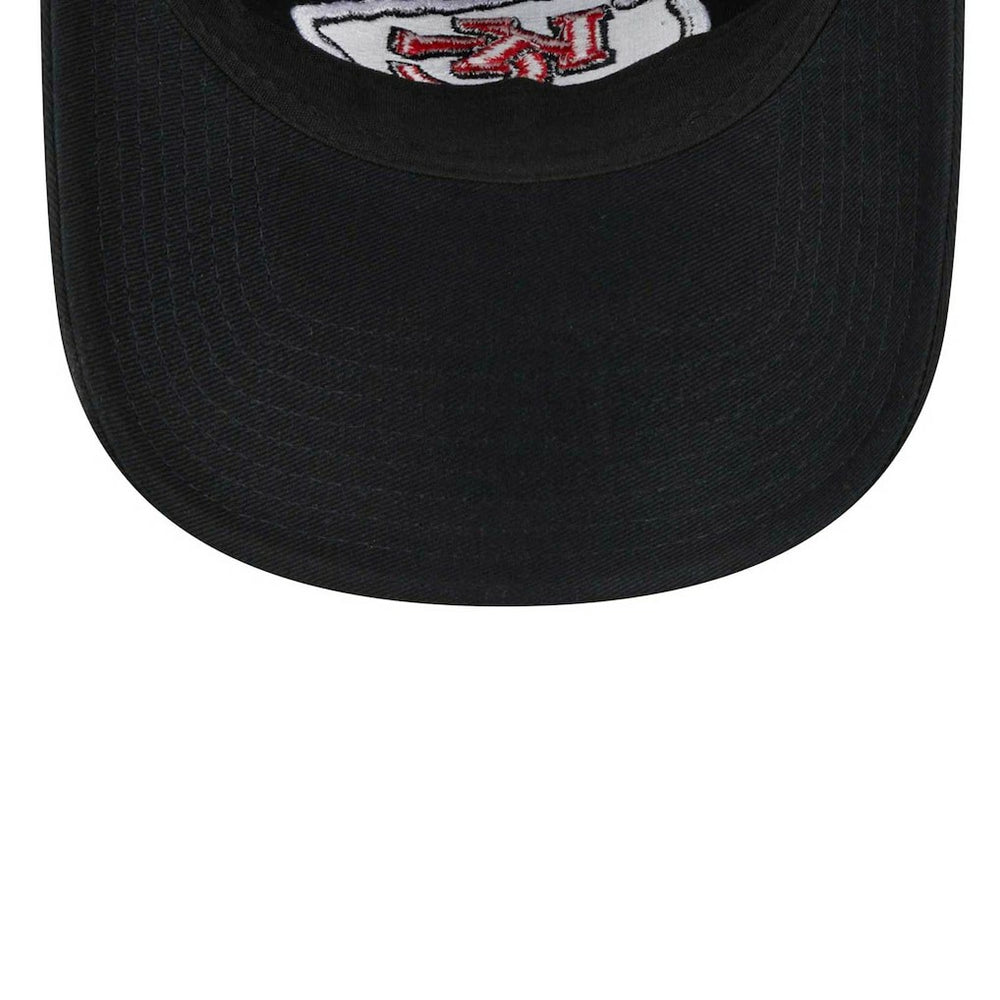 Kansas City Chiefs New Era Women's Main Core Classic 2.0 9TWENTY Adjustable Hat - Black Hats