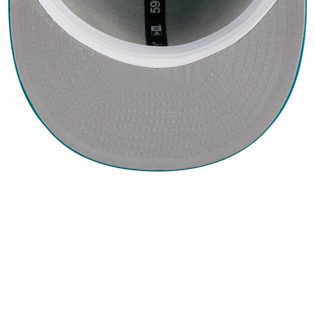 Jacksonville Jaguars New Era Main Patch 59FIFTY Fitted Hat - Teal Hats