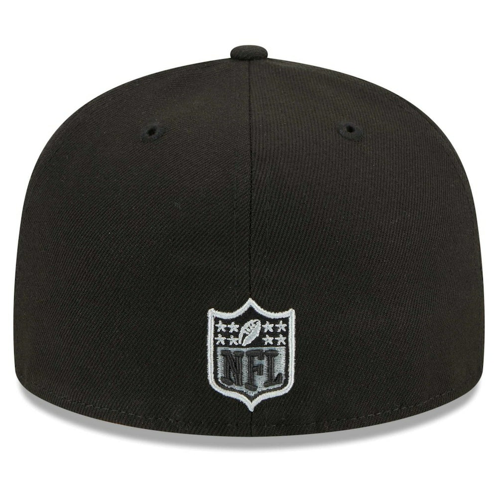 Las Vegas Raiders New Era Main Patch 59FIFTY Fitted Hat - Black Hats