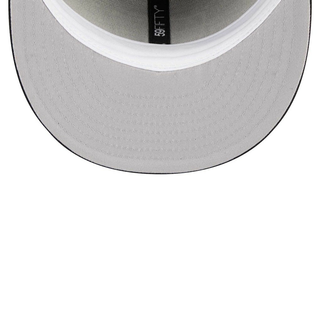 Las Vegas Raiders New Era Main Patch 59FIFTY Fitted Hat - Black Hats