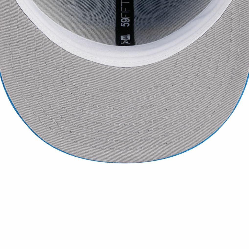 Los Angeles Chargers New Era Main Patch 59FIFTY Fitted Hat - Powder Blue Hats