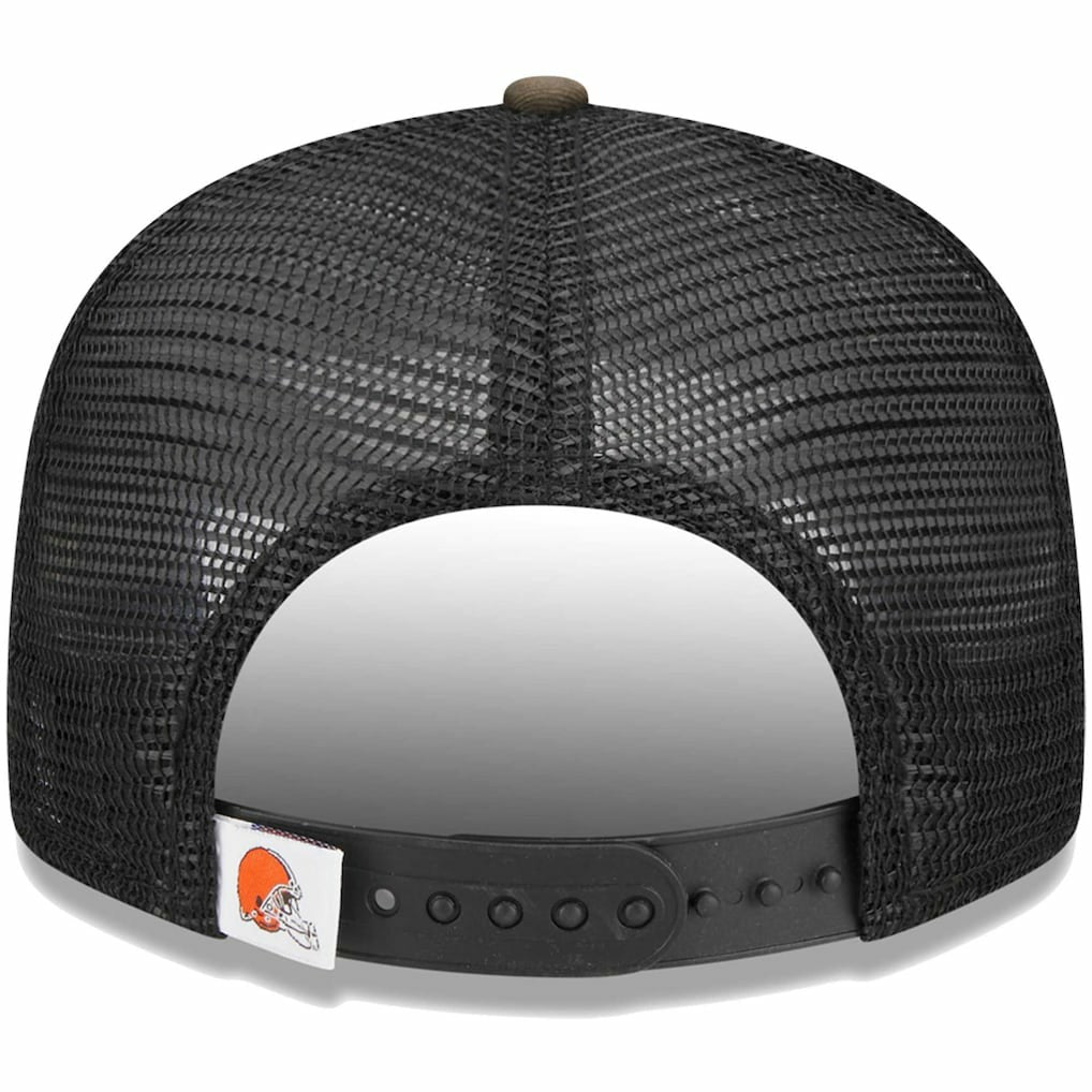 Cleveland Browns New Era Youth Main Trucker 9FIFTY Snapback Hat - Camo Hats
