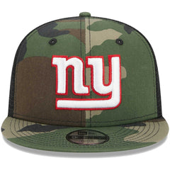 New York Giants New Era Youth Main Trucker 9FIFTY Snapback Hat - Camo Hats