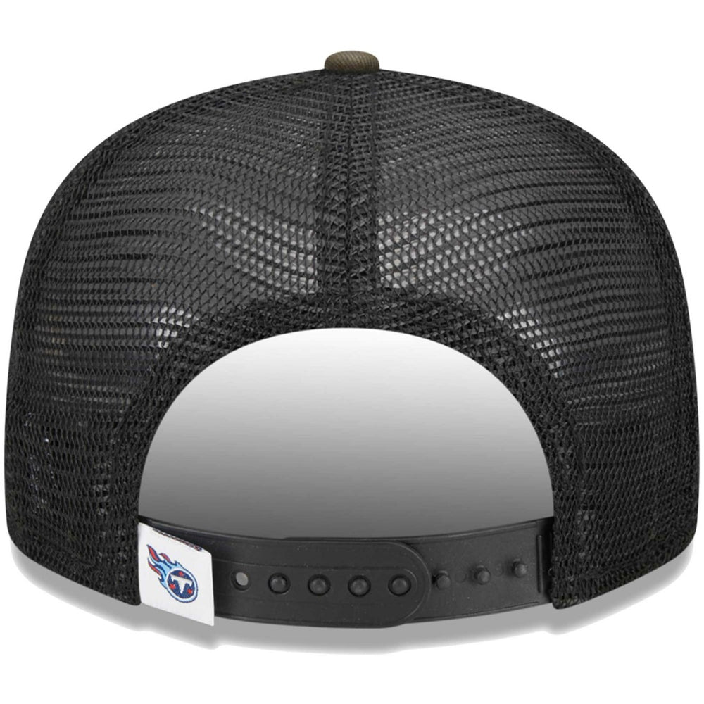Tennessee Titans New Era Youth Main Trucker 9FIFTY Snapback Hat - Camo Hats