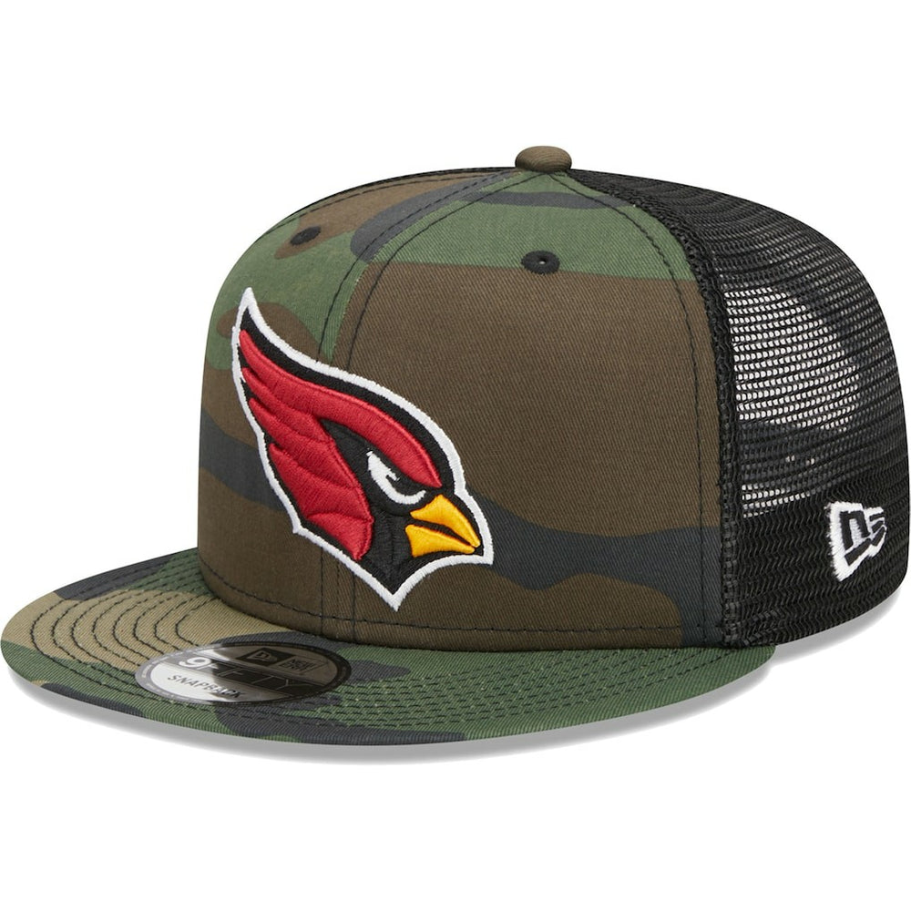 Arizona Cardinals New Era Main Trucker 9FIFTY Snapback Hat - Camo Hats
