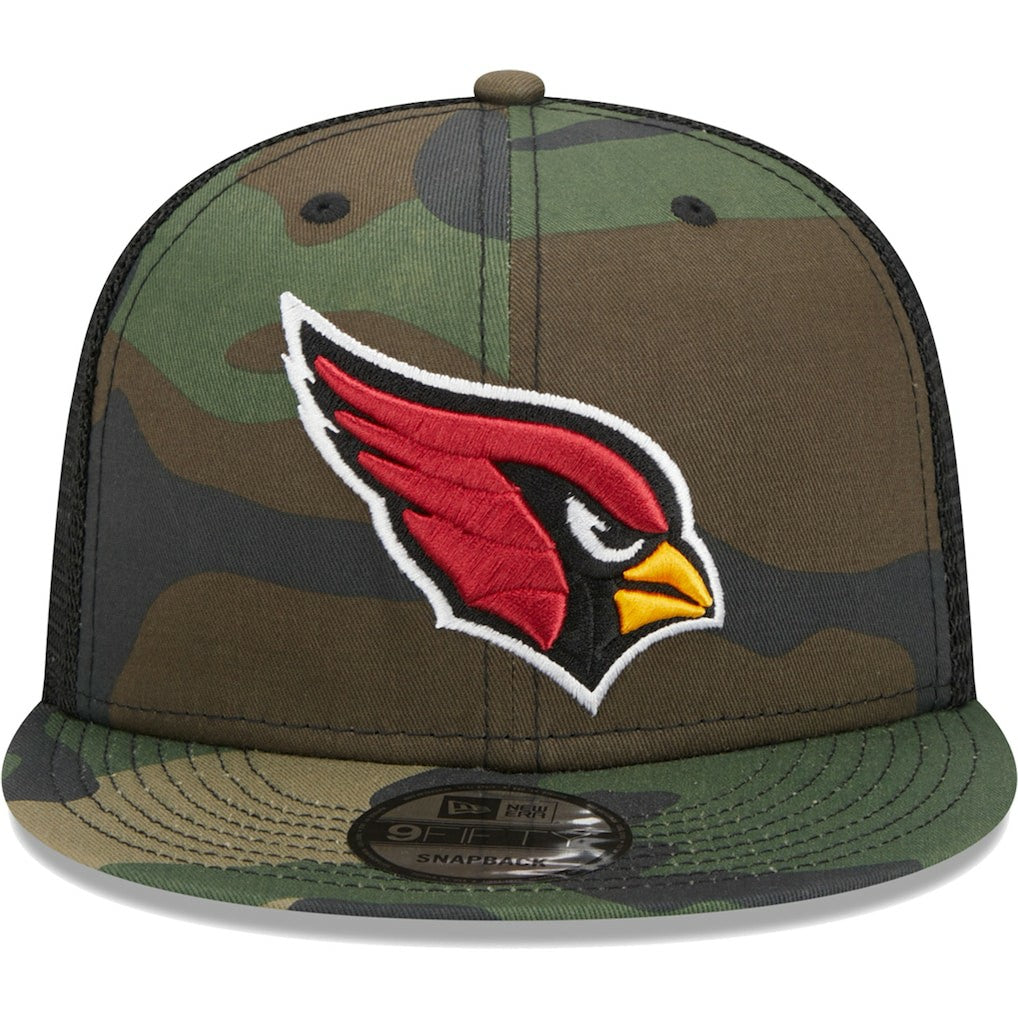 Arizona Cardinals New Era Main Trucker 9FIFTY Snapback Hat - Camo Hats