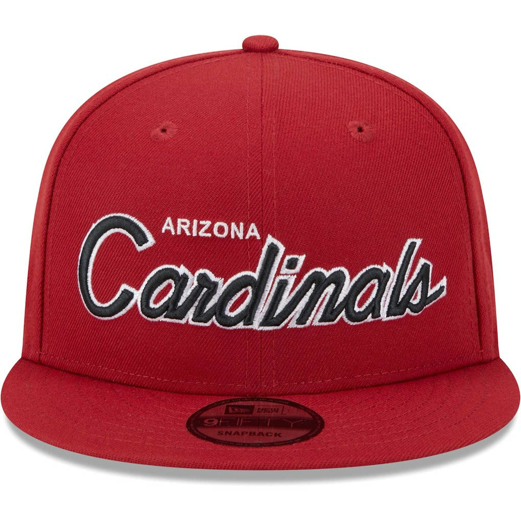 Arizona Cardinals New Era Main Script 9FIFTY Snapback Hat - Cardinal Hats