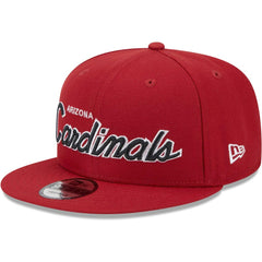 Arizona Cardinals New Era Main Script 9FIFTY Snapback Hat - Cardinal Hats