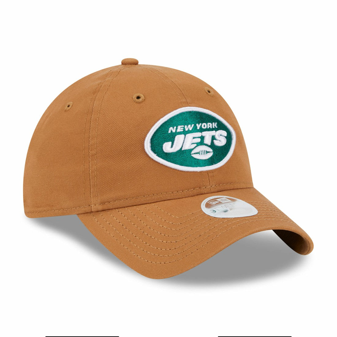 New York Jets New Era Women's Main Core Classic 2.0 9TWENTY Adjustable Hat - Brown Hats