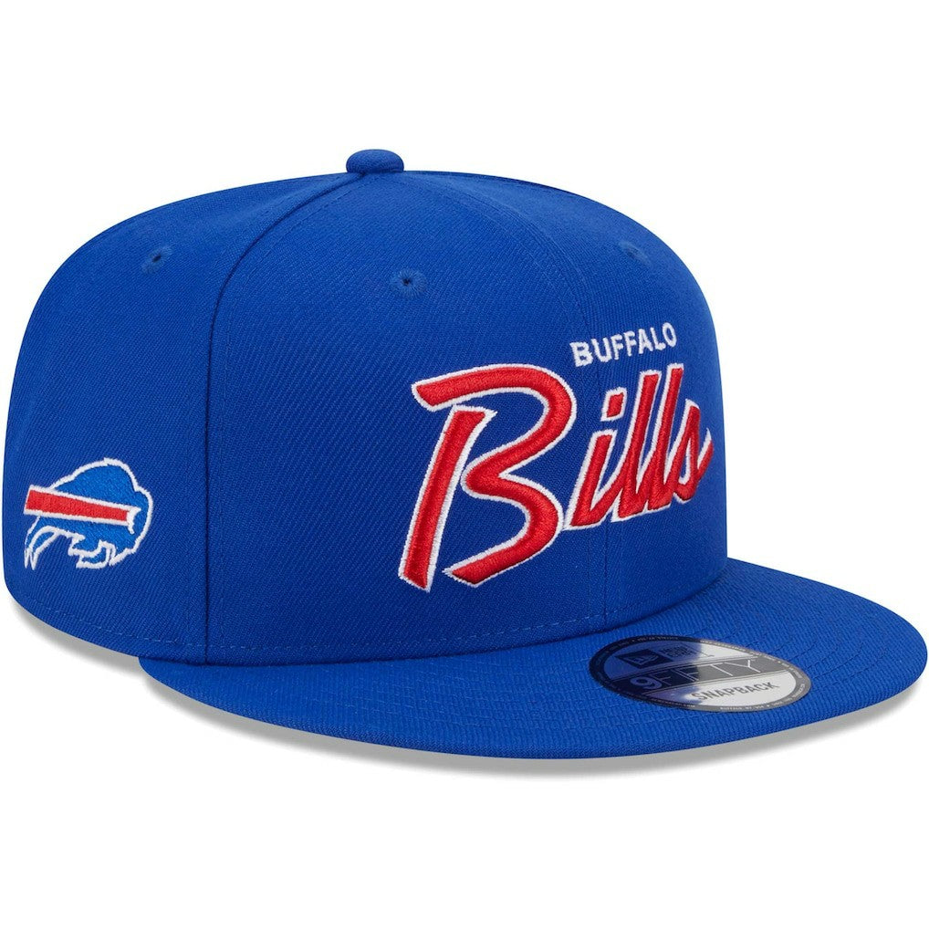 Buffalo Bills New Era Main Script 9FIFTY Snapback Hat - Royal Hats
