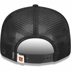 Cincinnati Bengals New Era Youth Main Trucker 9FIFTY Snapback Hat - Black Hats