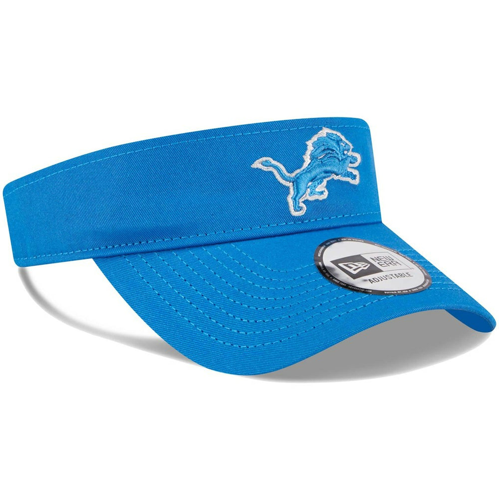 Detroit Lions New Era Main Adjustable Visor - Blue