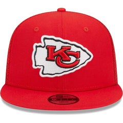 Kansas City Chiefs New Era Youth Main Trucker 9FIFTY Snapback Hat - Red Hats